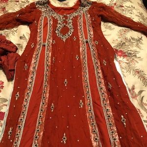 Pakistani clothes formal suit
